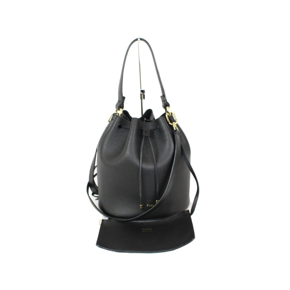 Furla 2WAY Bucket Bag Black